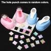 Stamp Border DIY Punch Stamp/Wave/ Spiral Shape Craft Punch Embossing Machine Hole Punch Toothed Puncher Embosser Color Random