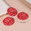 3Pcs Mini Colorful Hat Doll Ornament Lattice Cap Doll House Accessories Green Plant Pet Wine Bottle Cake Decoration