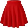 European & American Women's Versatile Stretchy Flared Mini Skirt - Casual Skateboard Skirt