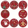 500pcs/1roll Christmas Stickers DIY Gift Packaging Baking Decoration Commodity Packaging Sealing Stickers Gifts Box Decoration