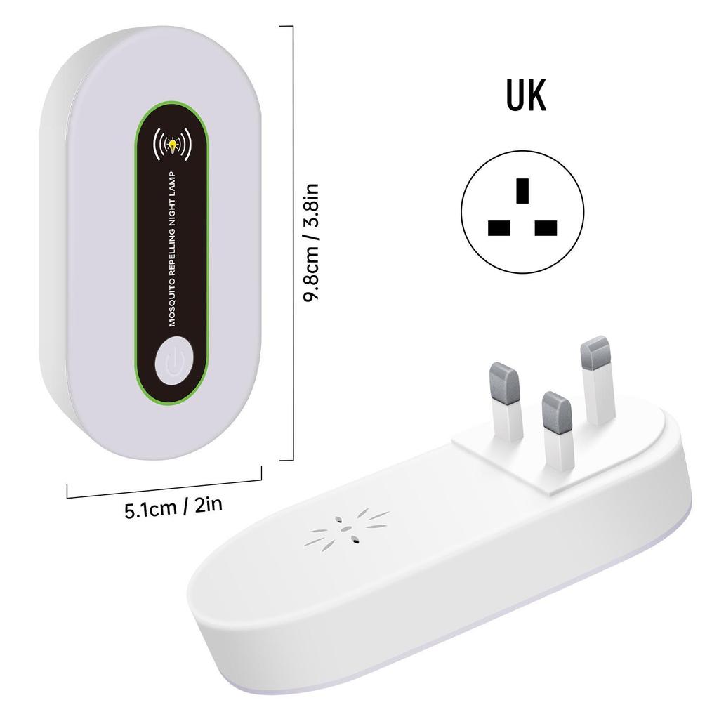 2024 Ultrasonic Silent Pest Repeller with Night Light - Energy Saving Rat, Cockroach, Insect, and Mosquito Control for Home