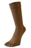 Gutsman Ultimate Optimal Size S Coyote Brown Five-Toe Socks, Deodorizing, Antibacterial, Compression, Sweat-Wicking, Quick-Drying, (23-25cm),