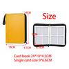 Durable 400 Double Sided Album Holder Organizer Display Gathering Card Toy Zip 400 Cards Album Display Holder for Sports Cards