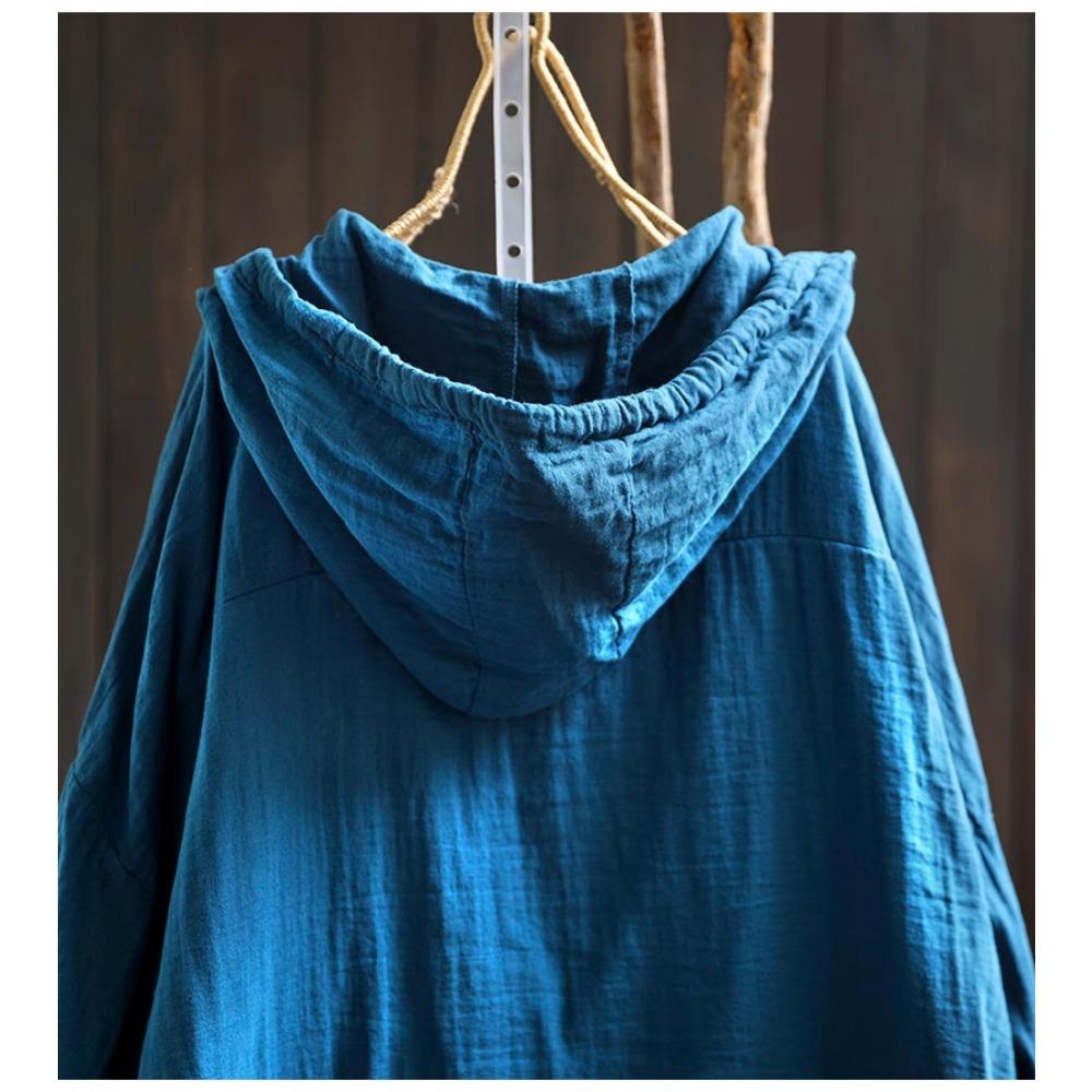 DIMANAF 2025 Spring Shirt Large Size T-shirt Women Linen Long Sleeve Pockets Fashion Tops Tees Loose Tees New