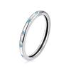 925 Sterling Silver Simple Rings for Women Wedding Engagement Heart Rings with Zircon  Female Jewelry 2025