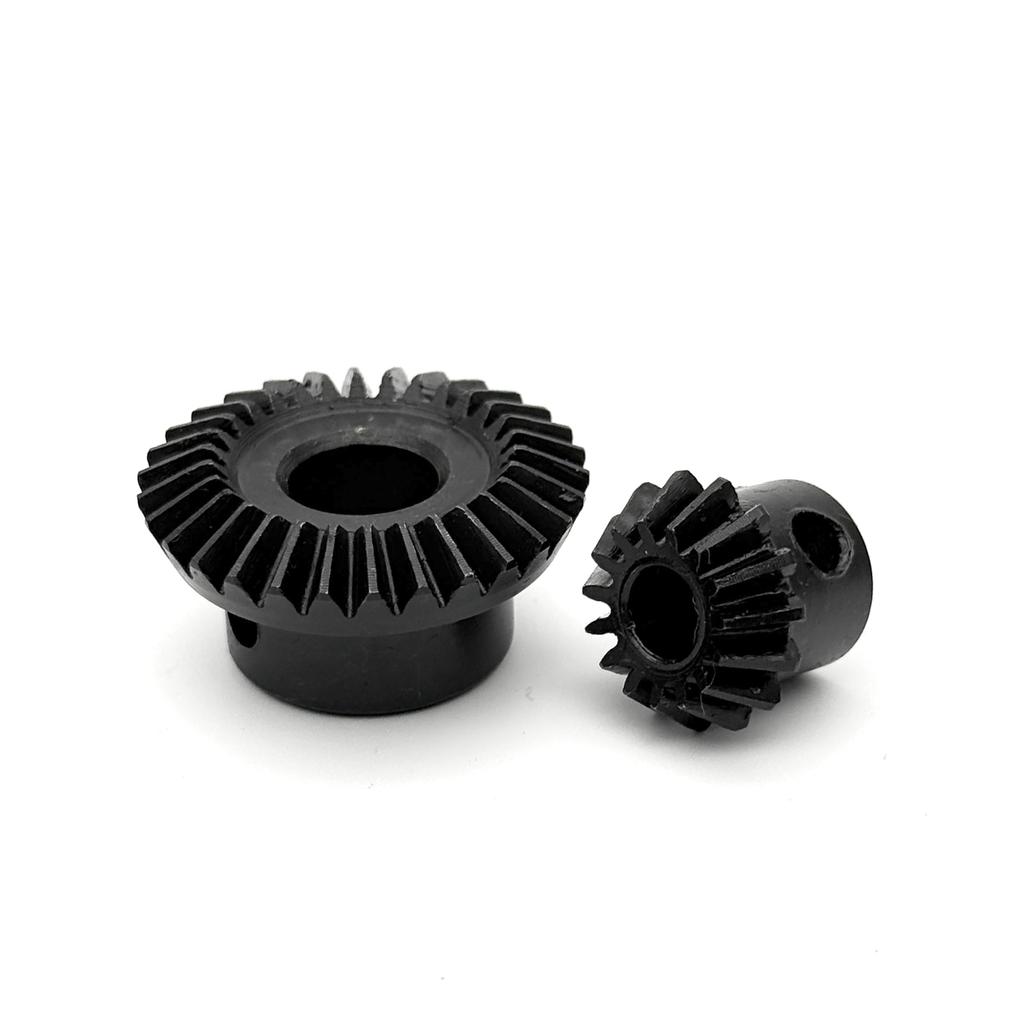 1:2 Metal Bevel Gear 15/30/20/40 Teeth Straight Step Steel Spur Gear Wheel 90 Degrees