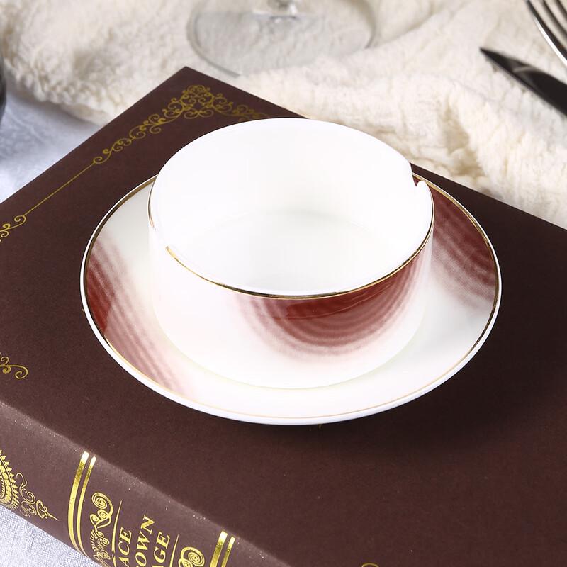 Ru Han European Style 3-Piece Ceramic Tableware Set