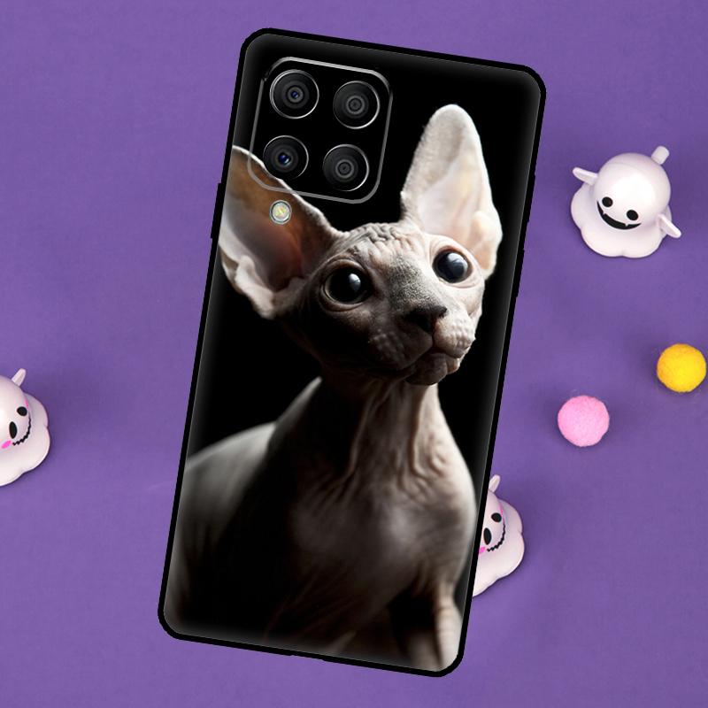 Sphynx Cat Cover For Samsung Galaxy M32 M52 M12 M13 M33 M23 M53 M15 M55 M31 M51 M14 M34 M54 M20 Case