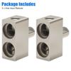 Universal Car Audio Modified Wire Power Supply O-Type Terminal Block Aluminum Alloy Connector Auto Audio Amp Input Reducer