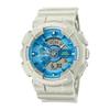 Casio G-Shock Oasis Beige Blue Dial Analog Digital Watch GA-110AS-5A