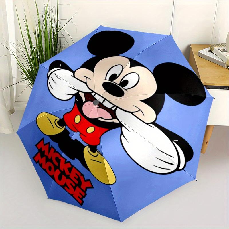 1pc Disney Mickey Automatic Opening and Closing Folding - A Good Choice for Gifts, Fashionable and Convenient Umbrella With Cute Cartoon Cha