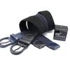 [Univo Colors] Mesh Belt, One Size Fits All, Braided Belt, Men's & Women's, Black Buckle, Stretchy, Unisex, Casual & Business, 9 Colors (Navy, Waist