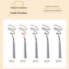 He Ying 3D Double-Ended Ultra-Fine Eyebrow Pencil: Waterproof, Sweatproof, Smudge-Proof, Easy for Beginners.
