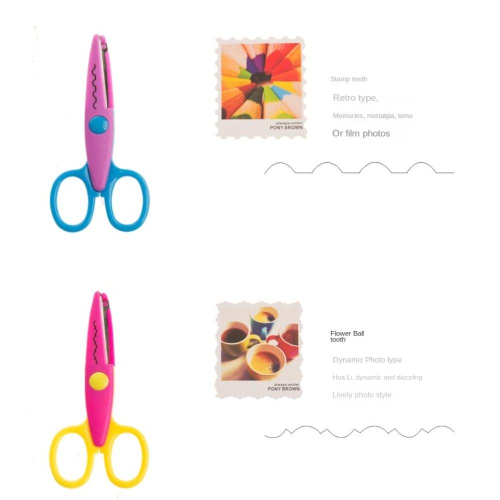 Candy Color Minimalistic Lace Scissors Small Round Head Kawaii Lace Scissors  Children Gifts