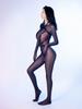 Sexy Women Oil Glossy Shiny Elastic Bodysuit Bandage Open Crotch Sexy Tights Jumpsuits Cosplay Maid Leotard With Rope Cord