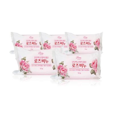 Dongseo C&G Rosen Gesichtsseife mit tollem Duft 150g (5 Stück) [WD7D0C0_250917]