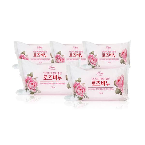 

Dongseo C&G Rose Facial Soap with a Great Scent 150g (5 Pack) [WD7D0C0_250917]