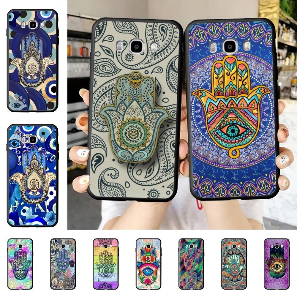 Hamsa Hand Of Fatima Phone Case For Samsung J 7 plus 7core J7 neo J6 plus prime J6 J4 J5 Mobile Cover