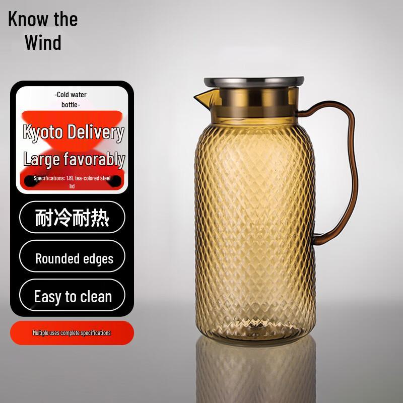 Zhifeng Hammered Plastic Handle Beverage Pitcher