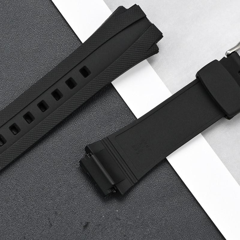 17mm Resin Replacement Strap For Casio AQ-160W/AQ-163W Men Band Rubber Sprot Waterproof Bracelet Watch Accessories