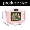 Childrens Digital Camera 5MP High Resolution Lightweight Ergonomic Grip Creative Photo Effects Suitable For Toddlers