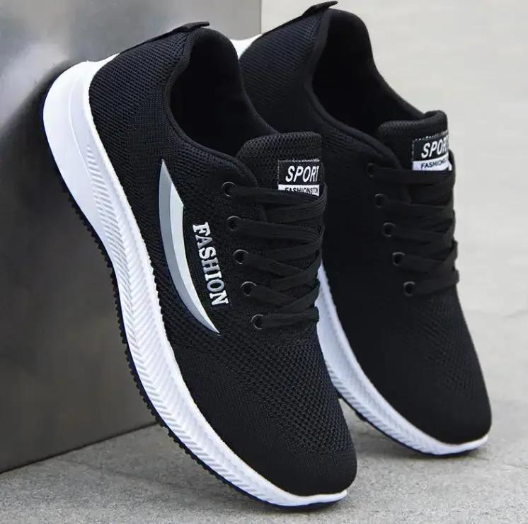 Men's Sneakers Outdoor Sports Comfortable Knitting Mesh Breathable Running Male Casual Men Sport Shoes for Men 2024 New