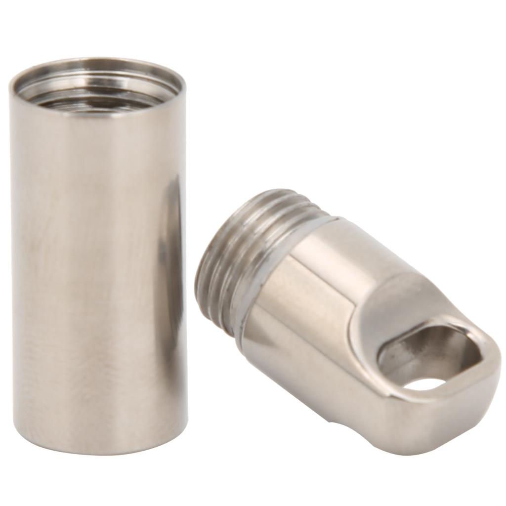 Wasserdichte Medikamentendose aus Titanlegierung Tragbare Taschen-Medikamentenboxen Behälter für OutdoorM