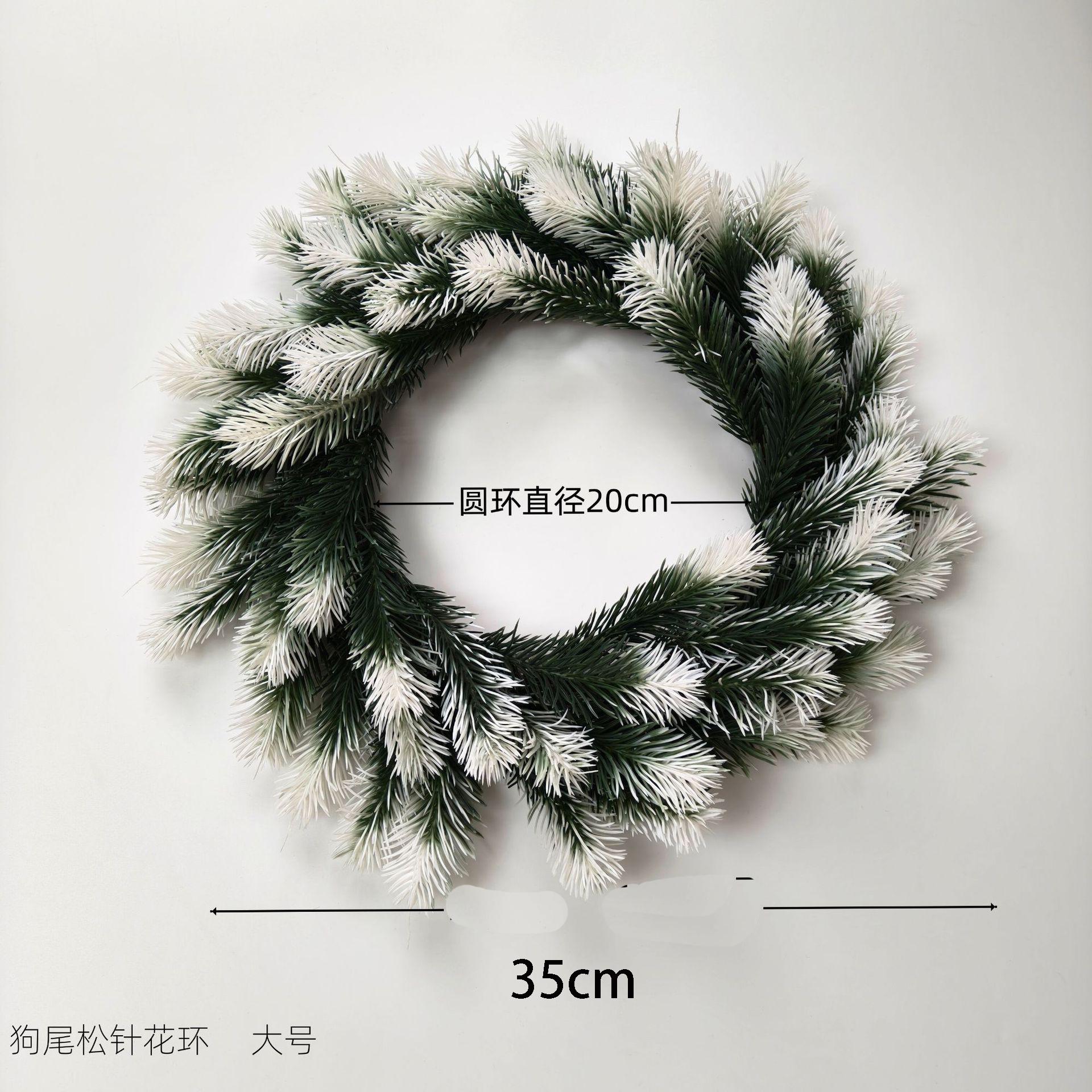 

Large Christmas Wreath | Artificial Cedar Design, Waterproof and Durable Plastic, Easy Hanging on Doors, Fireplaces, or Walls