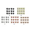 12pack/lot Metal Candle Tins Easy To Clean And Leak-proof Storage Containers Round Metal Tins