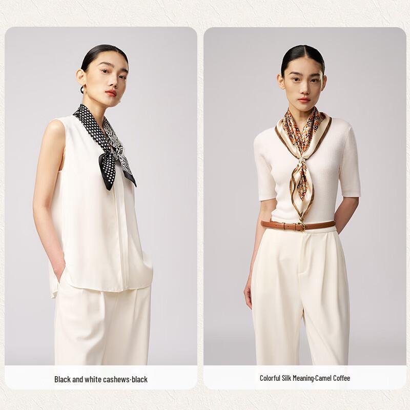 Shanghai Story 100% Mulberry Silk Square Scarf