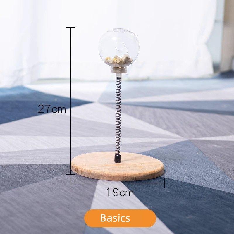 

Cat Toy Food Leakage Ball Consumes Physical Strength Self-Hi Relieving Stuffy Spring Freeze-Dried Tumbler Funny Cat Stick Pet Supplies Disc Hole [Can Put Cat Food and Dog Food]]