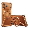 Phone Case With 360 Stand Magnetic Metal Shockproof IPhone 16 Pro Max
