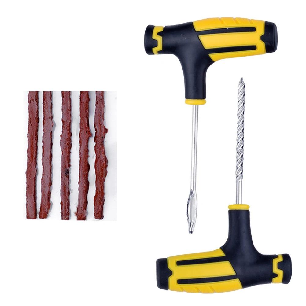 

7-57Pcs Car Auto Tire Repair Puncture Repair Tools Set Emergency Heavy Duty Tubeless Tire Repair Rivet for Van Motorcycle Bike