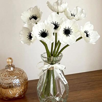 5/1 STK 29CM PU Mini Mohnblume Kunstblume Ins Heimdekoration Mohn Schönheitsfotografie Requisiten Ornamente Simulationspflanzen