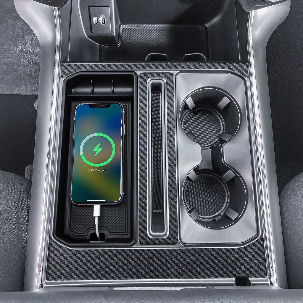 Center Console Gear Shift Hidden Cover Organizer for Ford F150 2025-2025 2025 Adapter Insert Tray Cubby Hidden Cover Storage Box