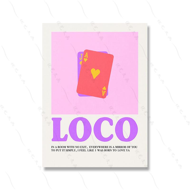 Kpop Music Album Poster Aesthetic Pop Rock Band Wall Art Canvas Print Rapper Canvas Painting Office Singer Room Home Decor Gift