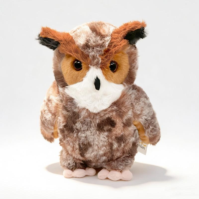1Pc 20cm Simulation Owls & Tawny Owl Plush Toy Lovely Wild Animals Bird Plush Dolls Stuffed Soft for Birthday Gift