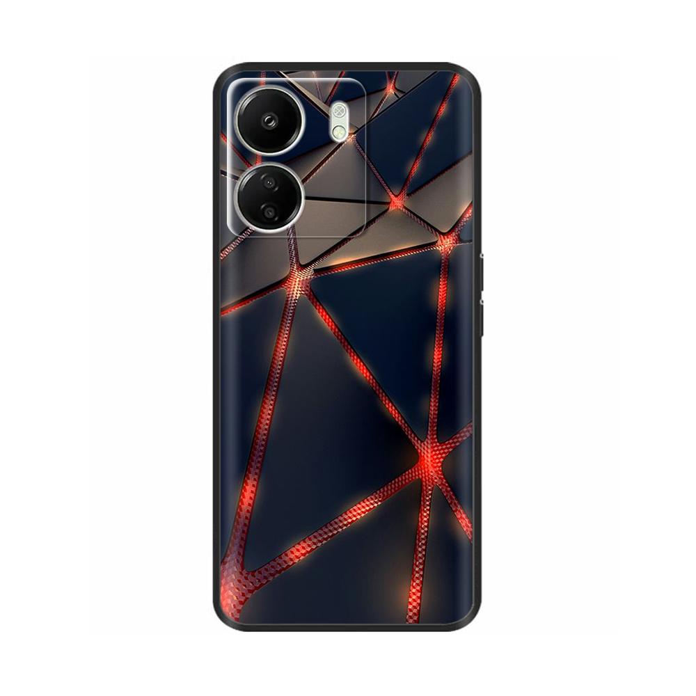 Case For Poco C65 Case 6.74" Black Soft Silicone Cover For POCO C65 C 65 PocoC65 Coque For Xiaomi Poco C65 Phone Cases Fundas