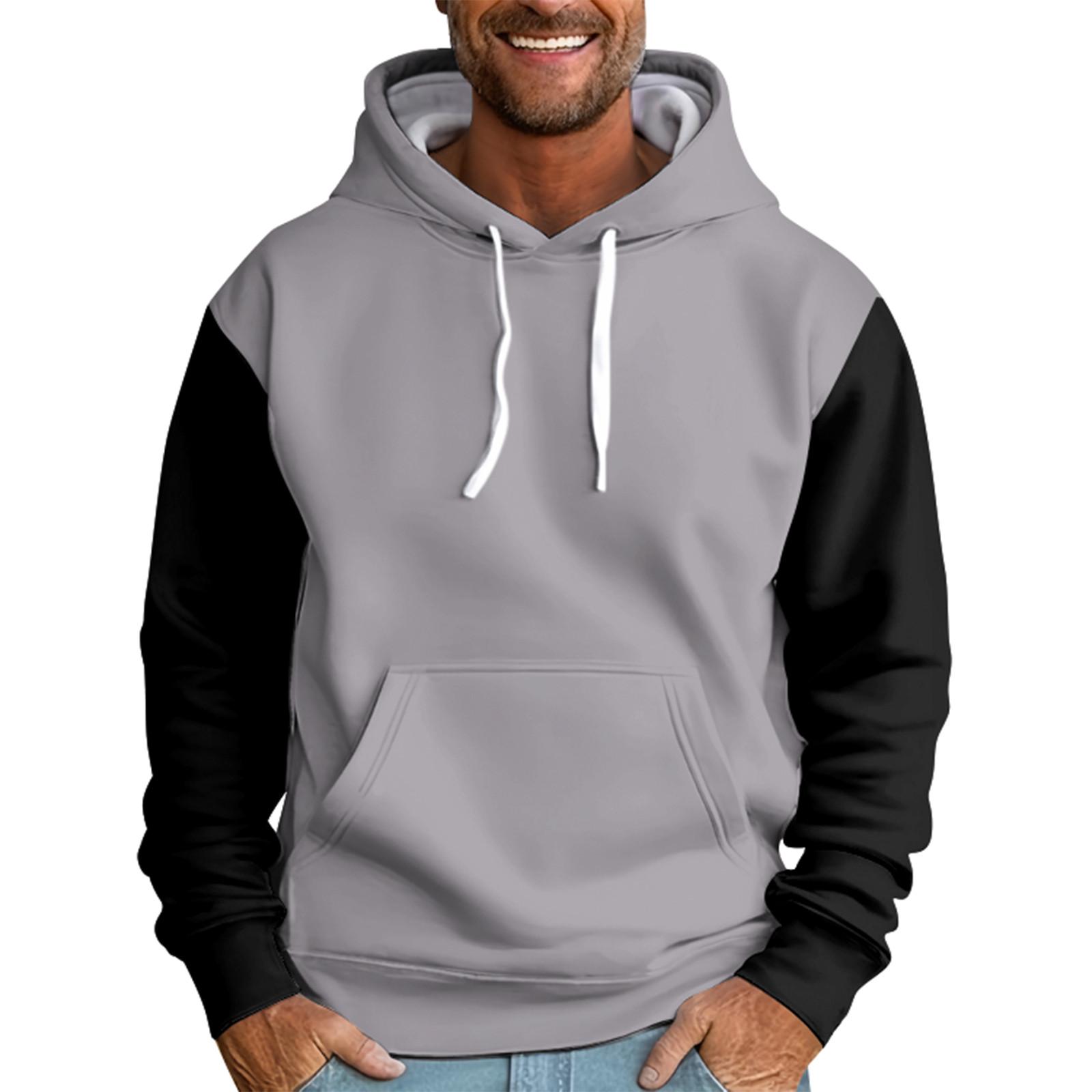 

Спортивный костюм с капюшоном, унисекс, одежда для бега, пуловер с длинными рукавами, толстовка с капюшоном L