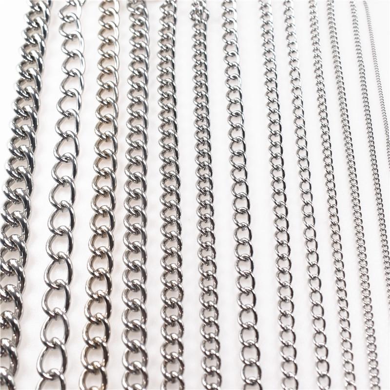 Nerezový kuličkový a osmičkový řetízek na klíče s boční visačkou (0.5-2.0mm) pro Zobrazení Plakátů.