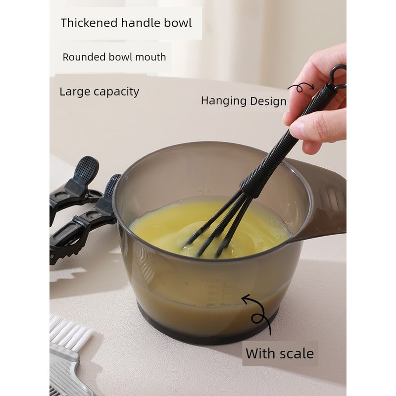 Hair Dyeing Tools Home Kit, Special Brush for Dyeing Hair, Dyeing Bowl and Comb, Hair Treatment Earmuffs, Hairdressing Cape, Hairdressing