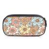 Hot Sales Flower Print Layered Fabric Pencil Case Quality 3D Cartoon Pen Bag Best Gift for Boys/Girls School & Office Use
