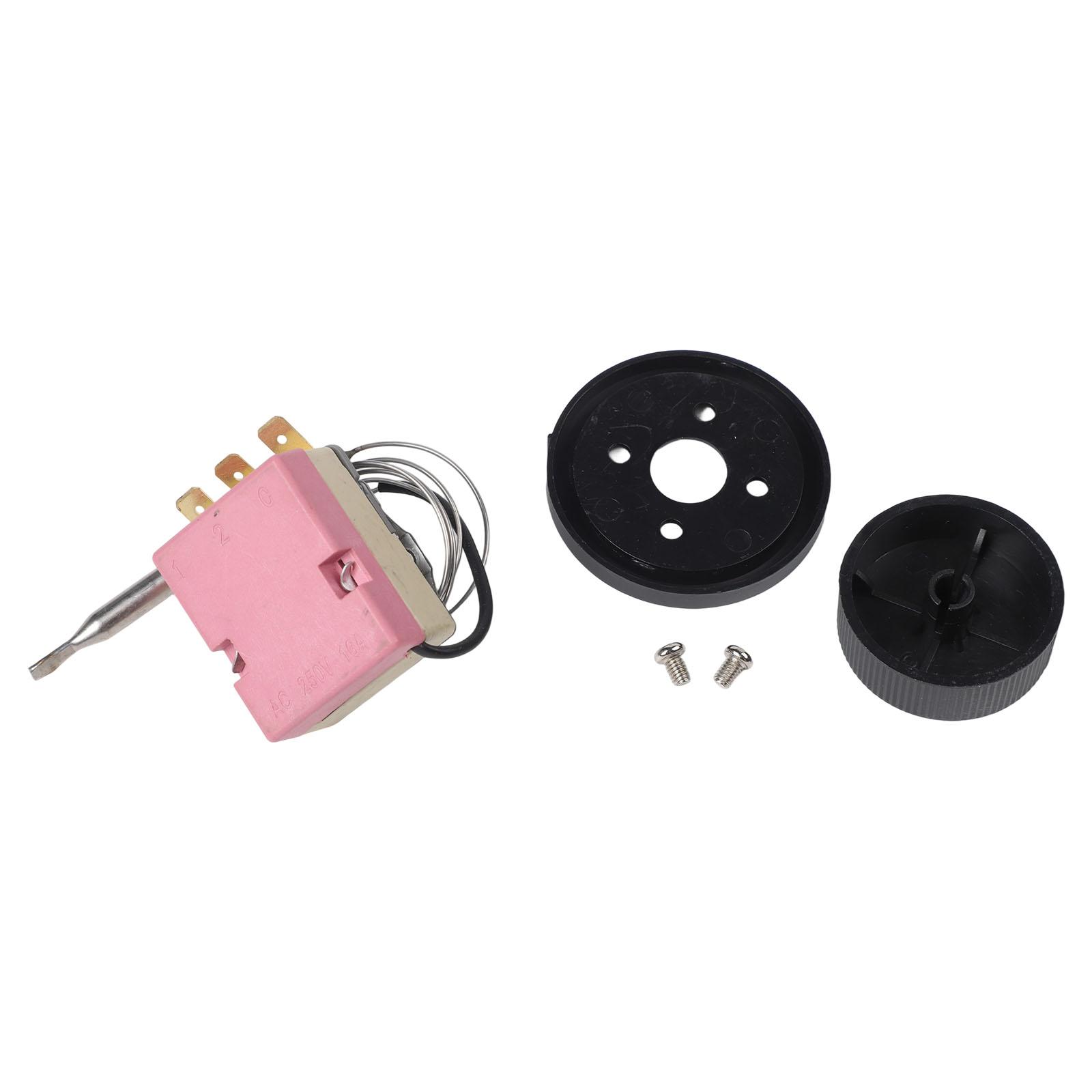 

Built in thermostat knob adjustable from 0 to 120 degrees Celsius designed for air conditioning and ventilation control China Mainland