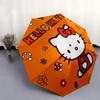 Hello Kitty,Autumn Automatic Folding Umbrella-Simple 8-Rib Design, Bright Cartoon Pattern, Durable Iron Frame, Suitable For Travel, Outdoor,
