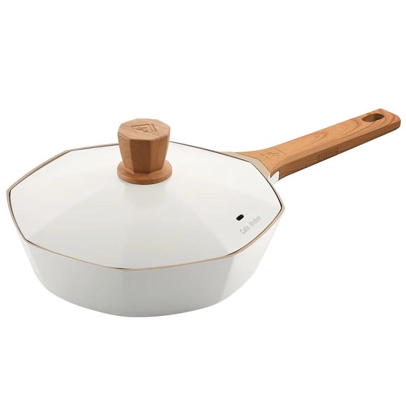 Cartermark Wood Stone Octagonal Frying Pan