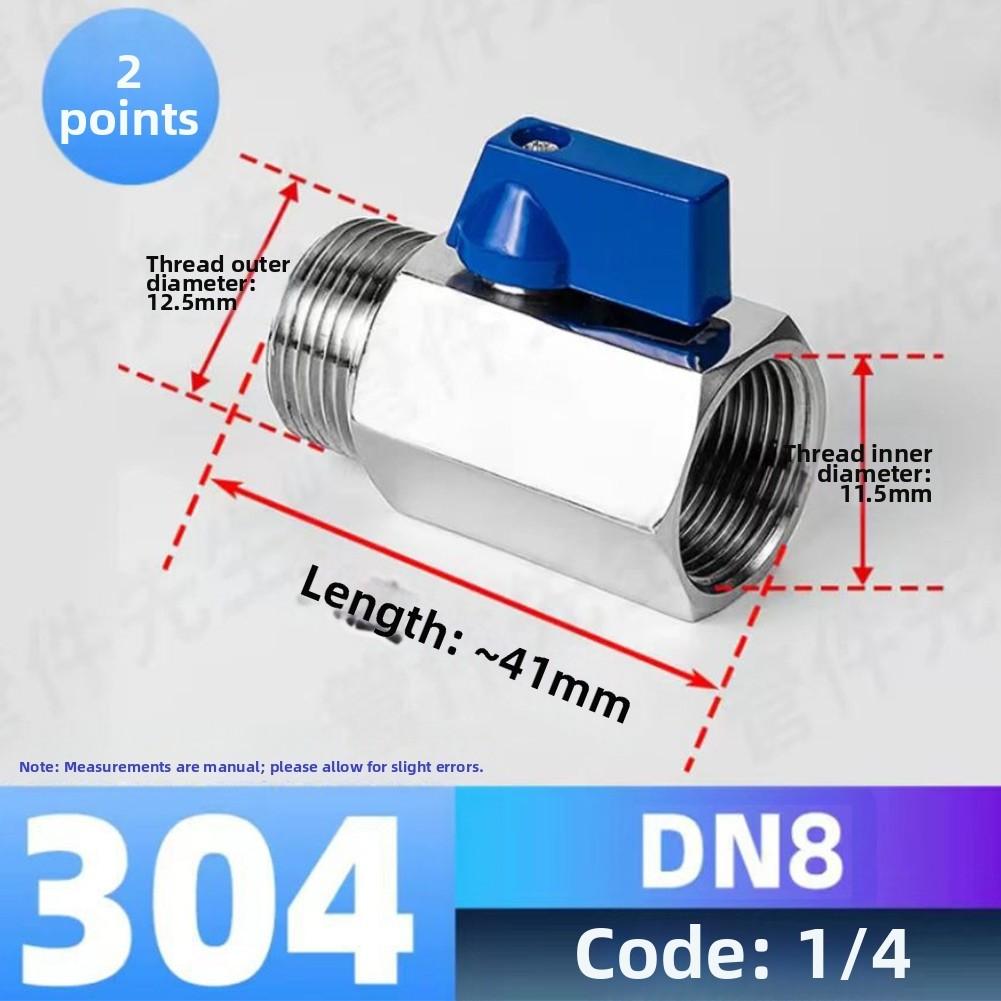 For Tight Spaces Compact Ball Valve Garden Water Connector Rust Resistant Seamless Operation Smooth Flow Control