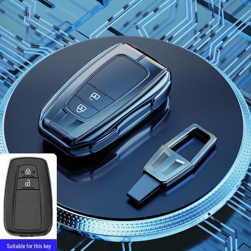 

Luxury Key Shell Case for 2022 Toyota RAV4 Dual-Engine Model