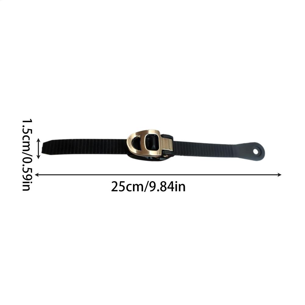 

Grip Lock With Strap Heavy-Duty Grip Lock Strap Adjustable With Metal Buckle Reusable Ratchet Tie Down Webbing Lockable tool