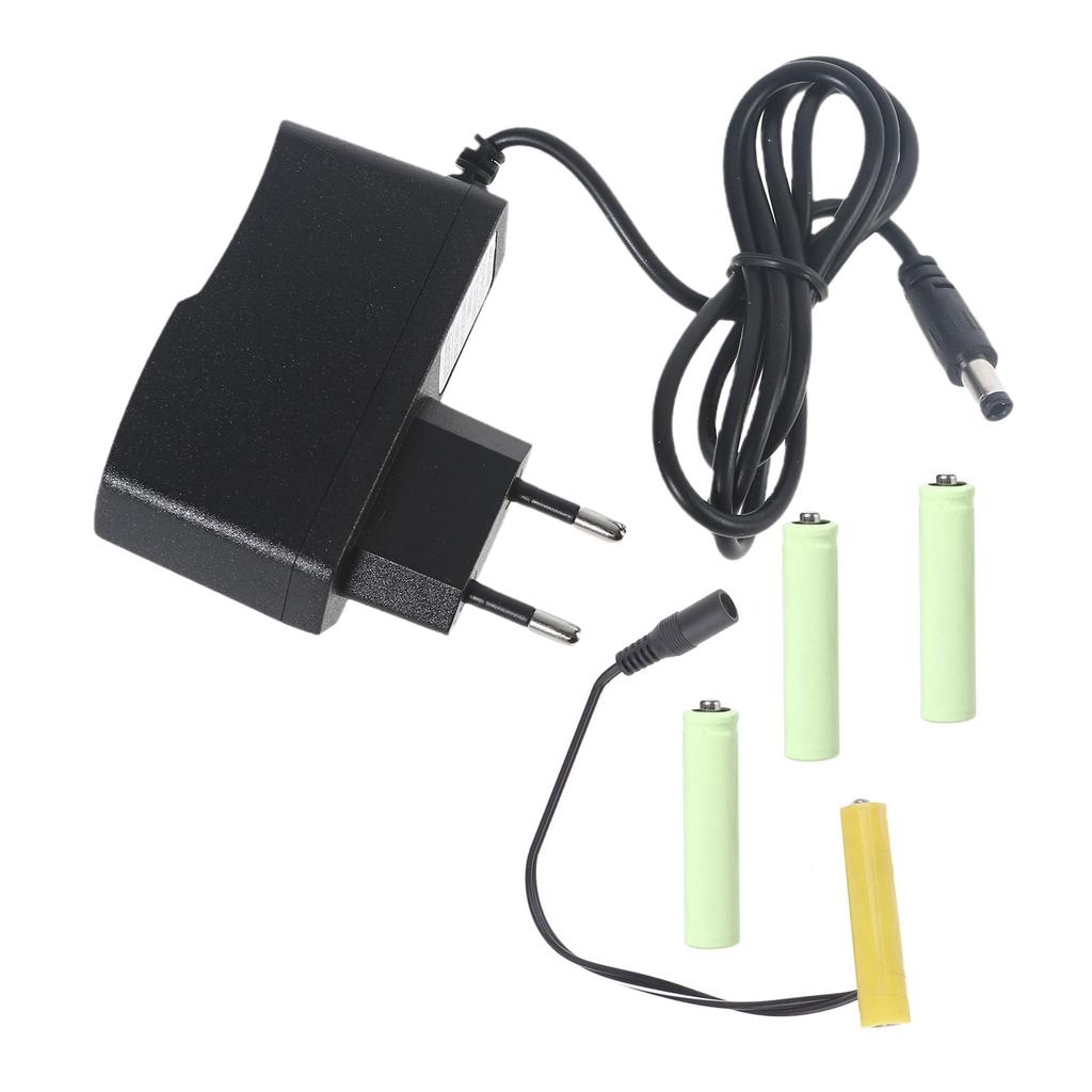 6V LR3 Dummy Battery Battery Eliminators Cable Replace 4Pcs 1.5V Batteries for LED Light Toy Remote Control