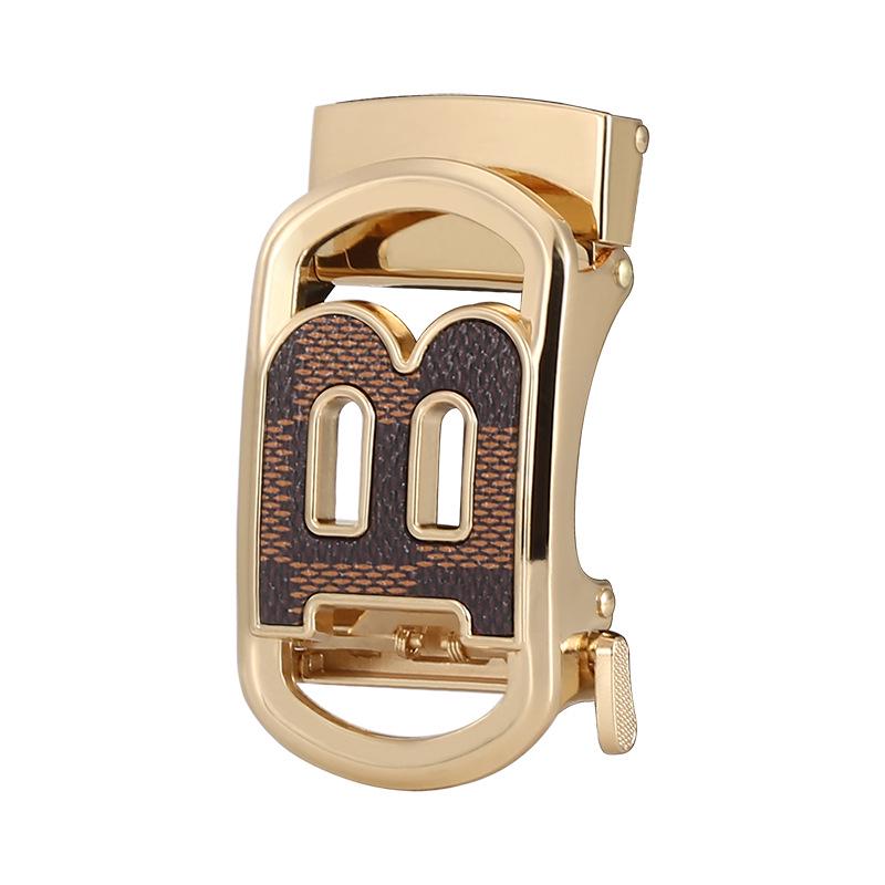 Zielflagge Zinklegierung Automatische Lederschnalle